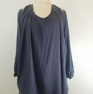 Torrid cold-shoulder blouse Sz3
